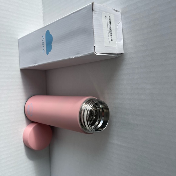 Piora Thermos Flask Stainless Steel Vacuum Flask Camping Pink NEW - Picture 2 of 5